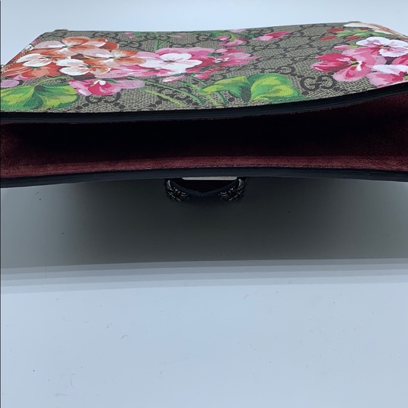 ❤️2XHP🎉NWT GUCCI MINI DIONYSUS GG BLOOM FLORAL HANDBAG - Picture 6 of 12
